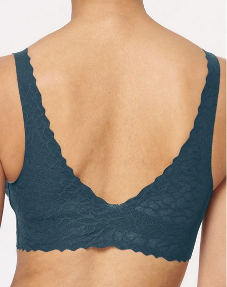 Brassière Top Sloggi Zero Feel Lace (Secret Lagoon) 4 Brassière Top Sloggi Zero Feel Lace (Secret Lagoon) – Image 2