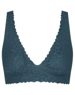 Brassière Top Sloggi Zero Feel Lace (Secret Lagoon) 7 Brassière Top Sloggi Zero Feel Lace (Secret Lagoon) -Culottes importe boutique brassiere top sloggi zero feel lace secret lagoon 2