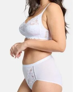 Sans Complexe Lingerie Culotte Sans Complexe Coton D'arum (Blanc) -Culottes importe boutique culotte sans complexe coton d arum blanc 2