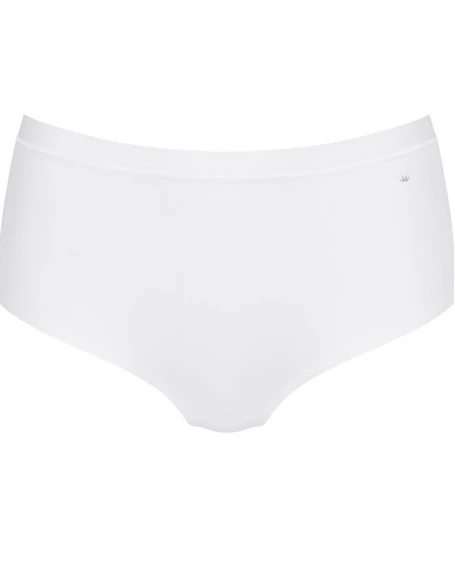 Culotte Taille Haute Smart Micro Maxi Triumph (Blanc) 5 Culotte Taille Haute Smart Micro Maxi Triumph (Blanc) – Image 3