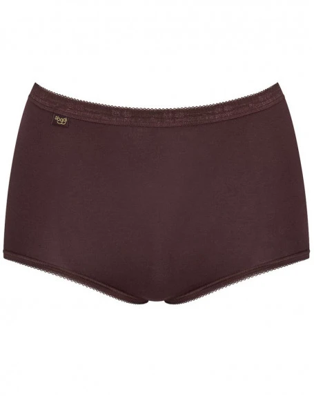 Culottes Basic + Maxi (Lot De 4) Sloggi (Gris/Marron/Rose/Vert) 5 Culottes Basic + Maxi (Lot De 4) Sloggi (Gris/Marron/Rose/Vert) – Image 3