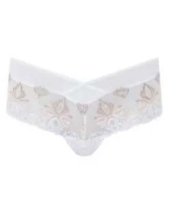 Shorty Chantelle Champs-Elysées (Blanc/Marron) -Culottes importe boutique shorty chantelle champs elysees blancmarron 2