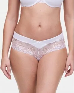 Shorty Chantelle Champs-Elysées (Blanc/Marron)