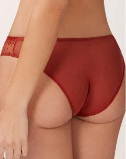 Slip Empreinte Ellen (Rouge Toscan) -Culottes importe boutique slip empreinte ellen rouge toscan 2