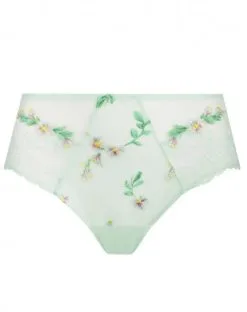 Slip Haut Lise Charmel Amour Nymphea (Jade Aqua) -Culottes importe boutique slip haut lise charmel amour nymphea jade aqua 4