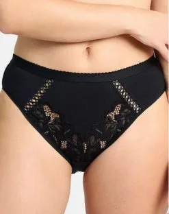 Sans Complexe Lingerie Slip Sans Complexe Coton D'arum (Noir)