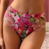 Slip Taille Haute Lise Charmel Envolée De Fleurs (Envolée Fuschia) -Culottes importe boutique slip taille haute lise charmel envolee de fleurs envolee fuschia