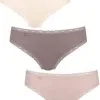 Slips Tai (Lot De 3) Sloggi 24/7 Weekend (Skin-Dark Comb) -Culottes importe boutique slips tai lot de 3 sloggi 247 weekend skin dark comb