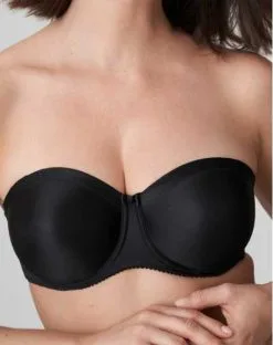 Soutien-gorge Bandeau Prima Donna Satin (Noir)