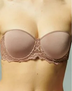 Simone Perele Soutien-gorge Bandeau Simone Pérèle Caresse (Brun Coco)