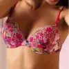 Soutien-gorge Coque Lise Charmel Envolée De Fleurs (Envolée Fuschia) -Culottes importe boutique soutien gorge coque lise charmel envolee de fleurs envolee fuschia