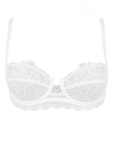 Soutien-gorge Corbeille Lise Charmel Crystal Poésie (Blanc) 4 Soutien-gorge Corbeille Lise Charmel Crystal Poésie (Blanc) – Image 2