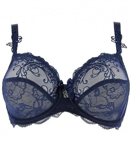 Soutien-gorge Emboîtant Bien-être Lise Charmel Soir De Venise (Bleu Venise) 4 Soutien-gorge Emboîtant Bien-être Lise Charmel Soir De Venise (Bleu Venise) – Image 2