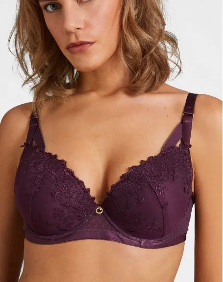 Soutien-gorge Plunge Coque Aubade Femme Passion (Wineberry) 3 Soutien-gorge Plunge Coque Aubade Femme Passion (Wineberry)