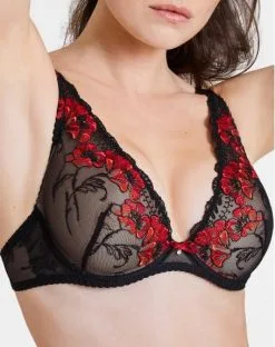 Soutien-gorge Plunge Foulard Aubade À Fleur De Toi (Rouge Prodigieux) 6 Soutien-gorge Plunge Foulard Aubade À Fleur De Toi (Rouge Prodigieux) -Culottes importe boutique soutien gorge plunge foulard aubade a fleur de toi rouge prodigieux 1