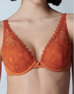 Simone Perele Soutien-gorge Push-up Plongeant Simone Pérèle Utopia (Ambre Jaipur)