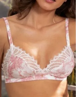 Soutien-gorge Sans Armature Antigel Jungle De Jouy (Rose De Jouy)