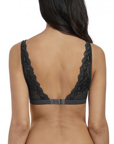 Soutien-gorge Sans Armature Wacoal Lace Perfection (Charcoal) 4 Soutien-gorge Sans Armature Wacoal Lace Perfection (Charcoal) – Image 2