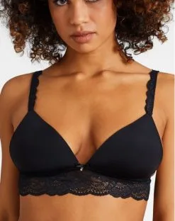 Soutien-gorge Triangle Coque Aubade Sweetessence (Noir) -Culottes importe boutique soutien gorge triangle coque aubade sweetessence noir 2