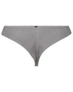 String Antigel Vichy Citadine (Vichy Noir) -Culottes importe boutique string antigel vichy citadine vichy noir 1 2