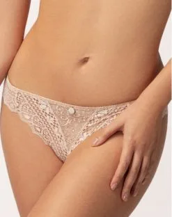 String Empreinte Cassiopée (Creamy Beige) -Culottes importe boutique string empreinte cassiopee creamy beige 1