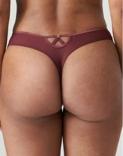 String Prima Donna Twist First Night (Merlot) -Culottes importe boutique string prima donna twist first night merlot 1