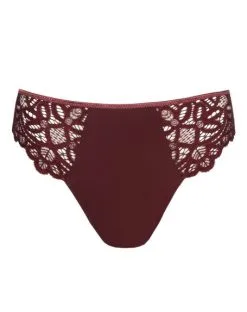 String Prima Donna Twist First Night (Merlot) -Culottes importe boutique string prima donna twist first night merlot 2