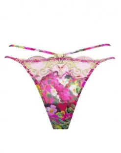 String Sexy Lise Charmel Envolée De Fleurs (Envolée Fuschia) -Culottes importe boutique string sexy lise charmel envolee de fleurs envolee fuschia 9