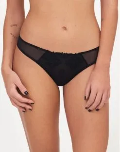 Tanga Chantelle Champs-Elysées (Noir)