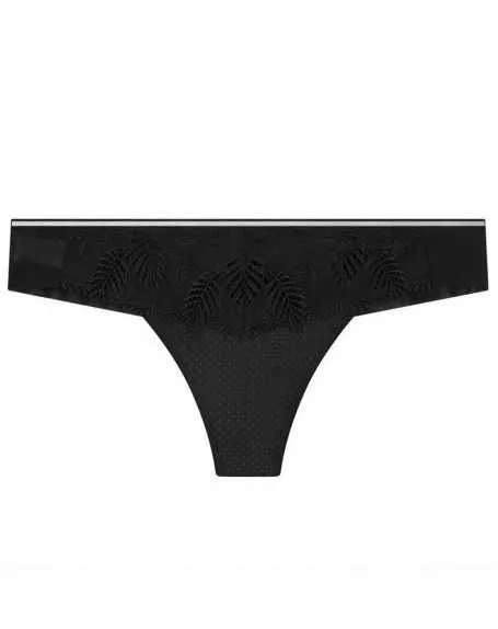 Simone Perele Tanga Simone Pérèle Bloom (Noir) 5 Simone Perele Tanga Simone Pérèle Bloom (Noir) – Image 3
