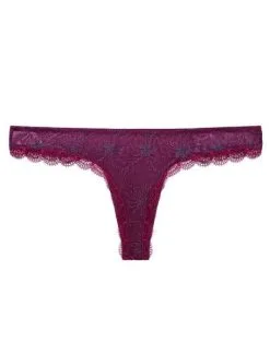 Simone Perele Tanga Simone Pérèle Singulière (Syrah) -Culottes importe boutique tanga simone perele singuliere syrah 2