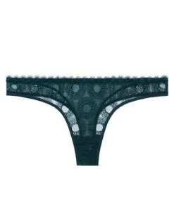 Simone Perele Tanga Simone Pérèle Utopia (Vert Anglais) -Culottes importe boutique tanga simone perele utopia vert anglais 2