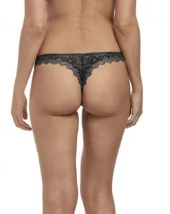 Tanga Wacoal Lace Perfection (Charcoal) -Culottes importe boutique tanga wacoal lace perfection charcoal 2